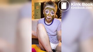 jeanspoop, smearing and eating