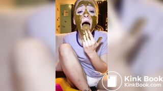 jeanspoop, smearing and eating