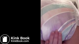 Fit Girl Diaper Mess in Leggings