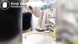 BBW women Drinking shit from glass