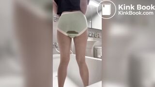 Korean girl shart in panties