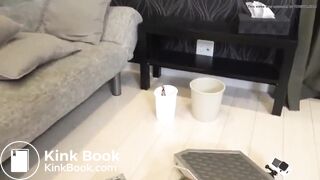 Japanese girl uses her toilet twice in a day