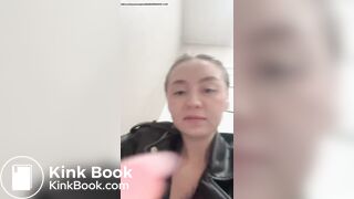 Girl pooping half naked