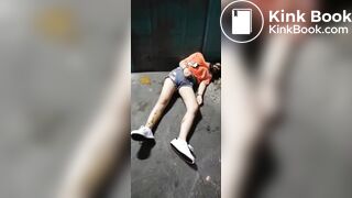 Drunk girl shit diarrhea her pants #1