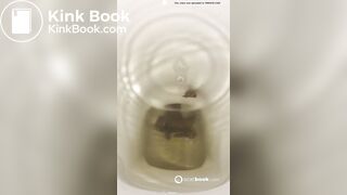 Girl pooping on toilet - video 398