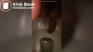 Japanese girl selfie pooping