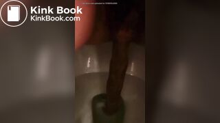 Japanese girl selfie pooping