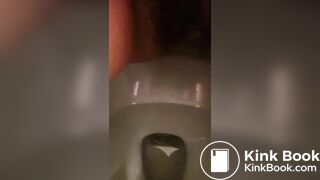 Japanese girl selfie pooping