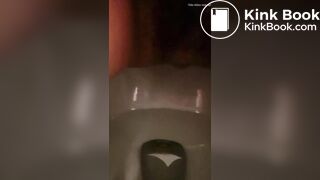 Japanese girl selfie pooping