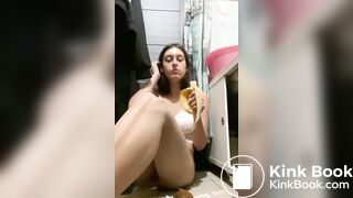 Shitting While Eating A Banana