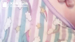 Sexy Hot White Girl Short & Crackly Unicorn Panty Poop