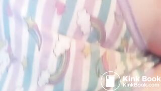 Sexy Hot White Girl Short & Crackly Unicorn Panty Poop