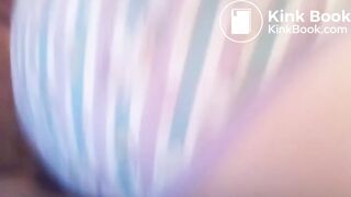 Sexy Hot White Girl Short & Crackly Unicorn Panty Poop