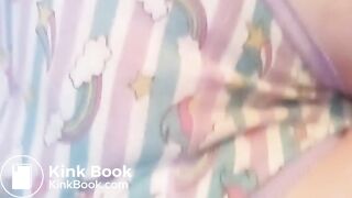 Sexy Hot White Girl Short & Crackly Unicorn Panty Poop
