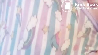 Sexy Hot White Girl Short & Crackly Unicorn Panty Poop