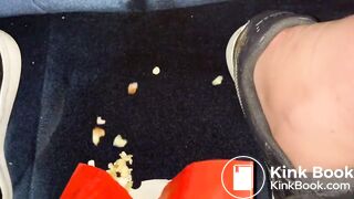 Girl pees and poops during movie in cinema