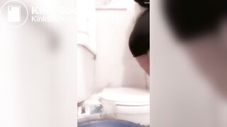 Sexy Hot White Girl Huge Bulging Black Panty Poop