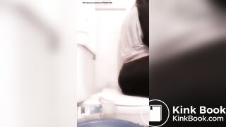 Sexy Hot White Girl Huge Bulging Black Panty Poop