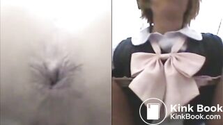 Japanese woman's toilet scene - video 672
