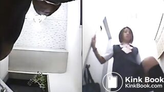 Japanese woman's toilet scene - video 672