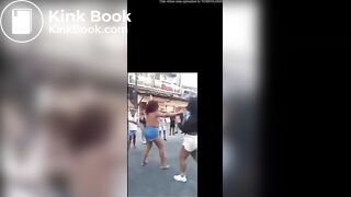 Brazil woman shit her pants while figth