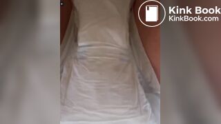 Sexy Hot Japanese Girl Wet Moany Diaper Poop