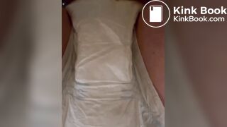 Sexy Hot Japanese Girl Wet Moany Diaper Poop