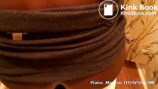 Sexy Ebony Wet Diarrhea on toilet