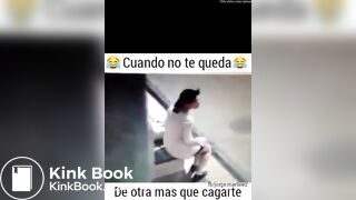 Woman shit in the street