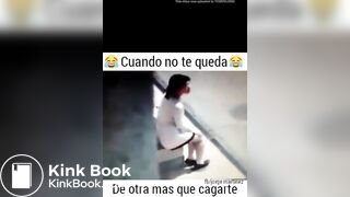 Woman shit in the street