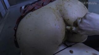 Japanese idol 1 poopy anus licked & fingered by pervert