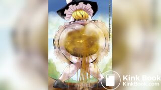 Anime Girl poop in a pants