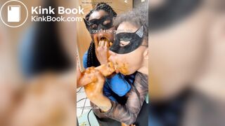 EPIC 2 Ebony Queens Anal SCAT Masturbation