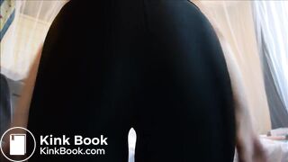 Sexy Hot Latina Takes A Creamy Wet Shit In Black Tights