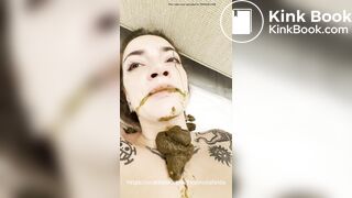 SCAT GIRL human toilet
