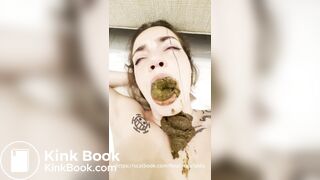 SCAT GIRL human toilet