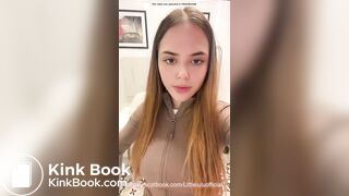 Girl pooping on toilet - video 384