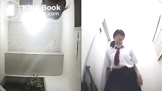 Japanese woman's toilet scene - video 713