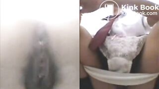 Japanese woman's toilet scene - video 713