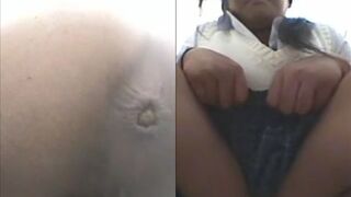 Japanese woman's toilet scene - video 710