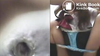 Japanese woman's toilet scene - video 480