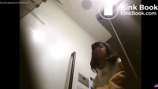Asian girl pooping in night club toilet - 53