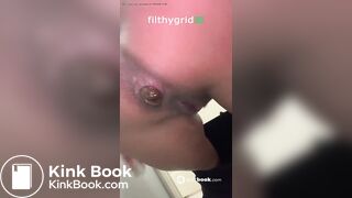 Girl pooping on toilet - video 37