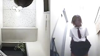 Japanese woman's toilet scene - video 493