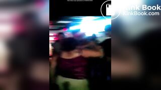 Latin woman shit her pants in a party