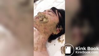 sexy young asian girl using her slaveboy brutal way