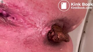 Constipated close up POV