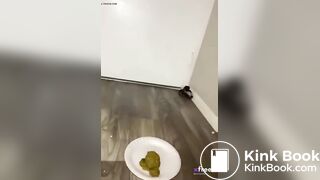Girl pooping scat - video 2