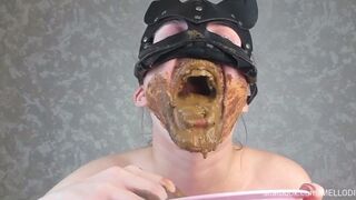 Happiest when eating scat