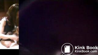 Asian girl pooping in night club toilet - 32